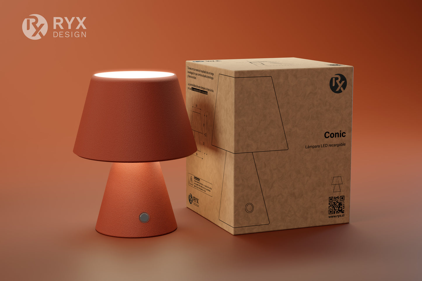 Lámpara Recargable Conic