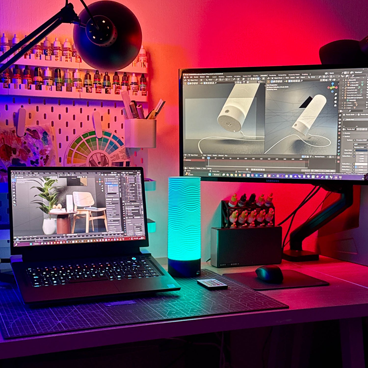 COLORFUL GAMER LAMP